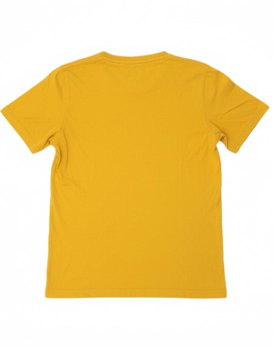 PUMA Mens Graphic T-Shirt Top Small Yellow Cotton