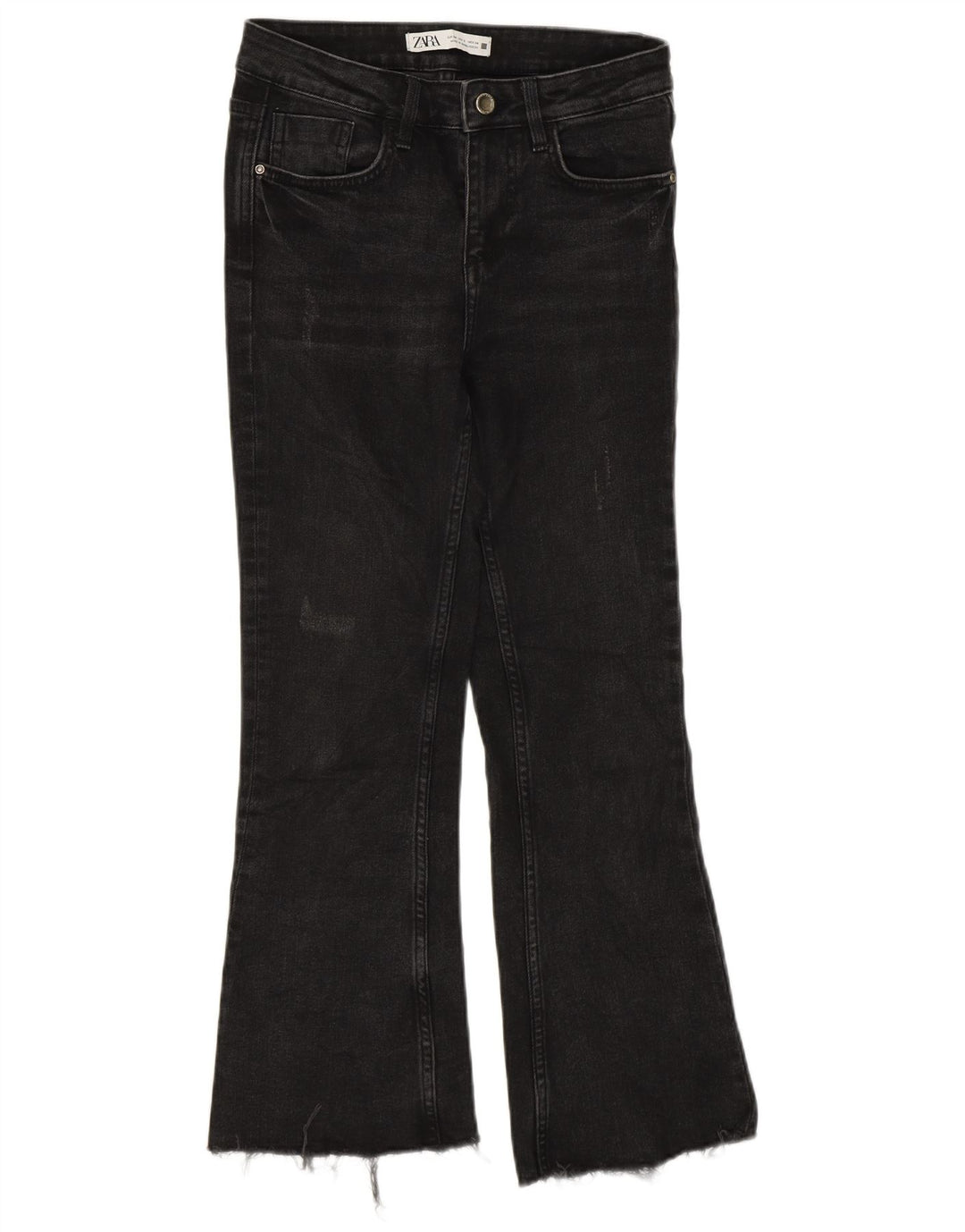 Jeans corti da donna Zara EU 34 2XS W24 L25 Grigio