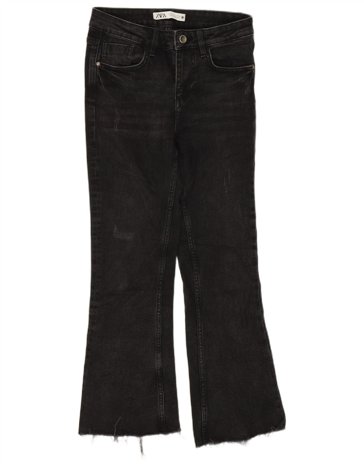 Jeans corti da donna Zara EU 34 2XS W24 L25 Grigio