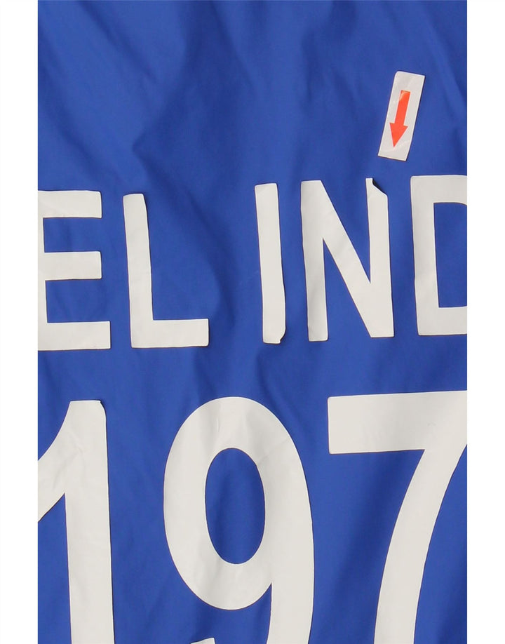 Giubbotto bomber grafico da ragazzo Diesel 11-12 anni in nylon color block blu