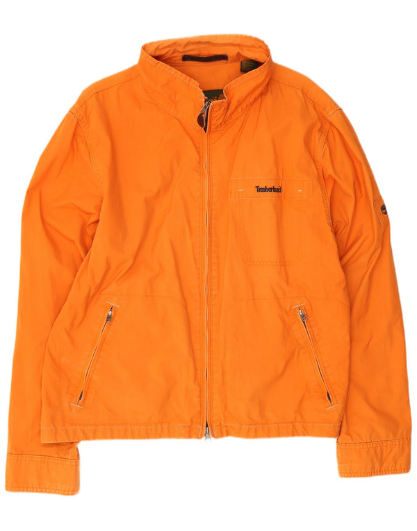 Giacca bomber da uomo Timberland UK 40 grande cotone arancione