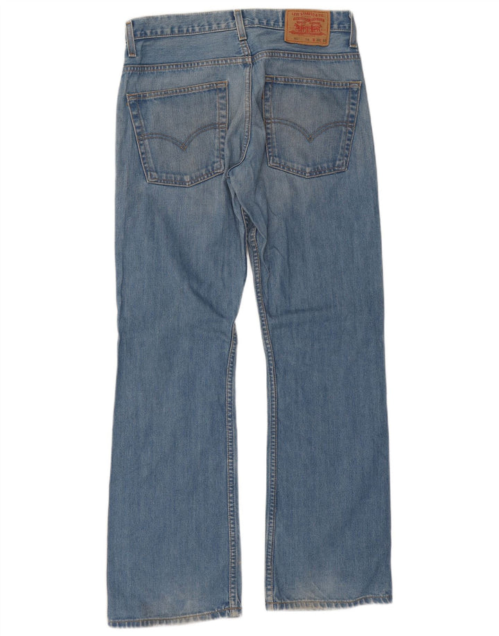 LEVI'S Jeans 507 Bootcut da uomo W32 L32 in cotone blu