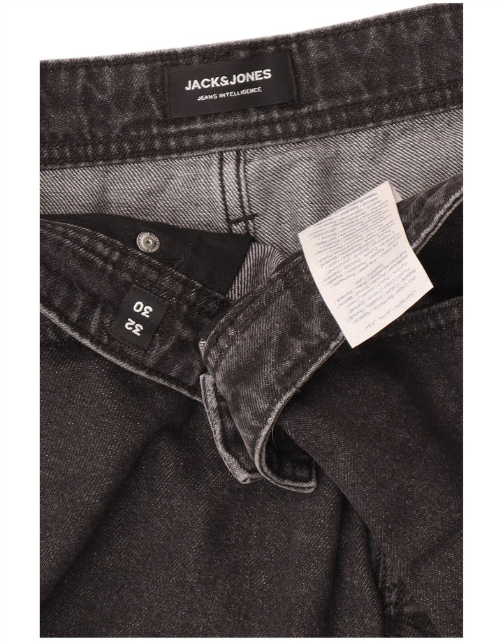 Jeans dritti da uomo Jack & Jones W32 L27 cotone grigio
