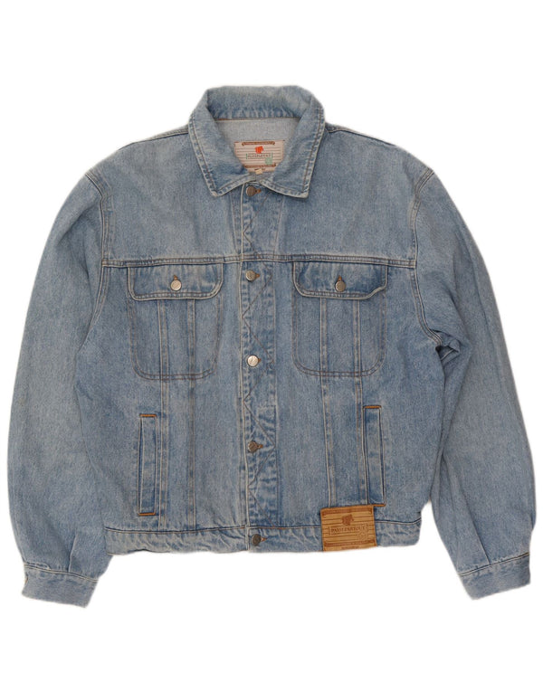 Giacca di jeans vintage da uomo UK 40 grande blu