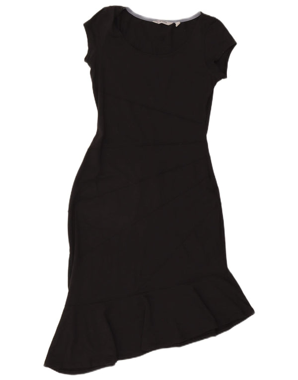 Abito asimmetrico da donna Athleta UK 6 XS nylon nero