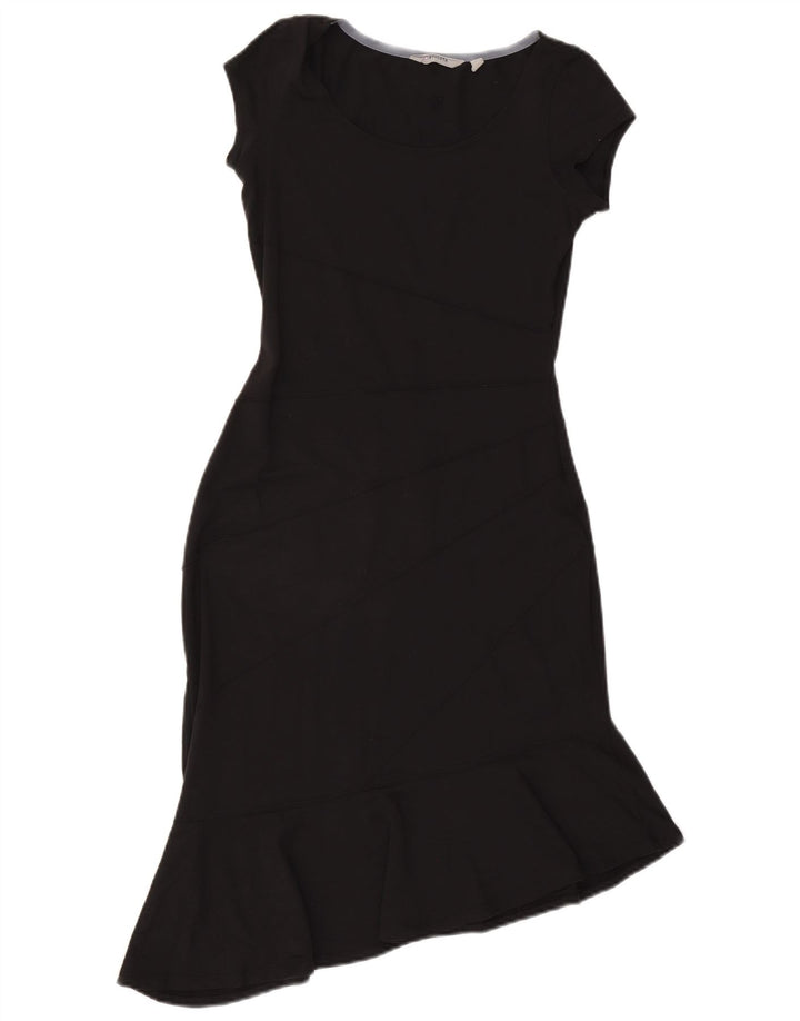 Abito asimmetrico da donna Athleta UK 6 XS nylon nero