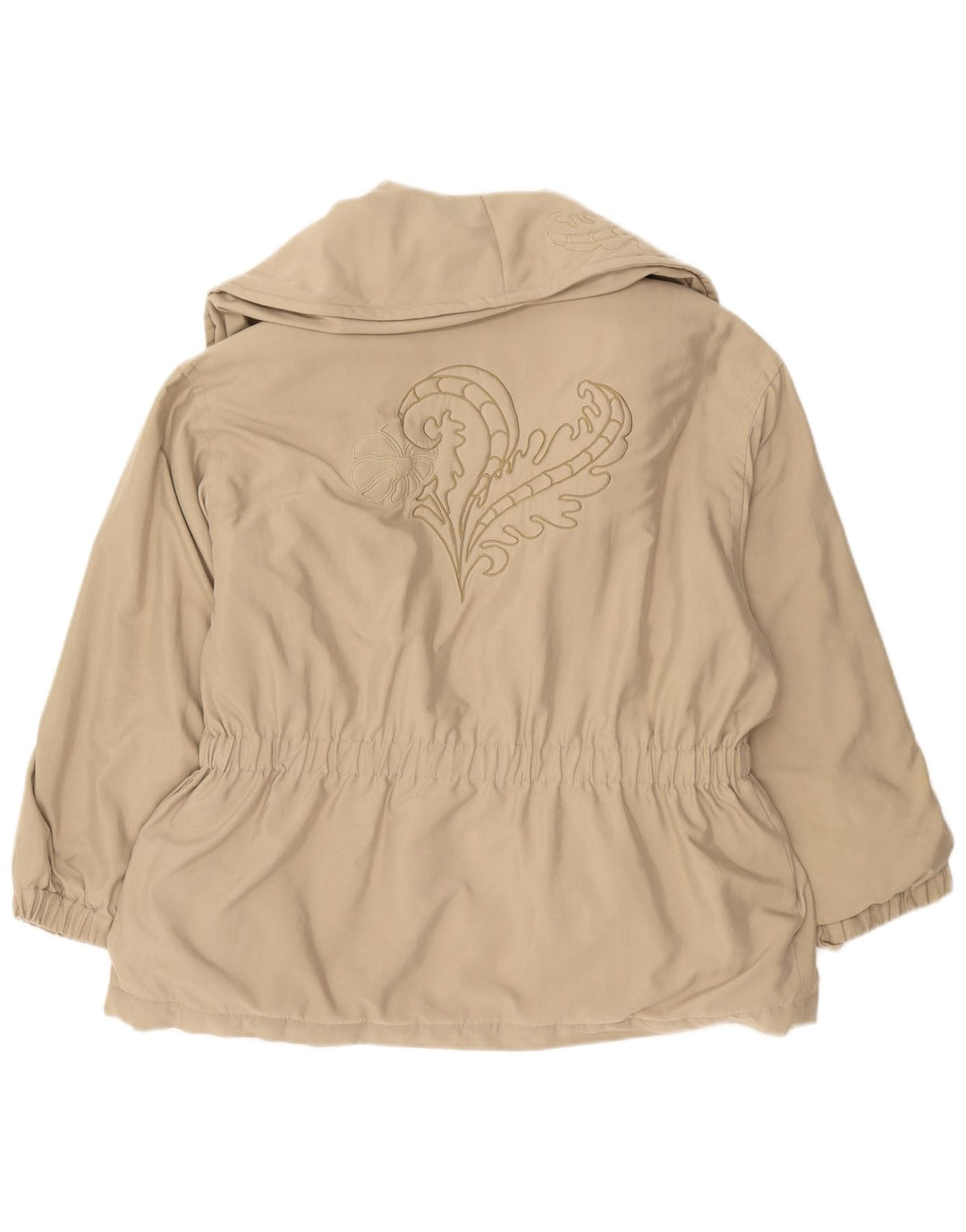 Cappotto vintage da donna UK 16 grande beige
