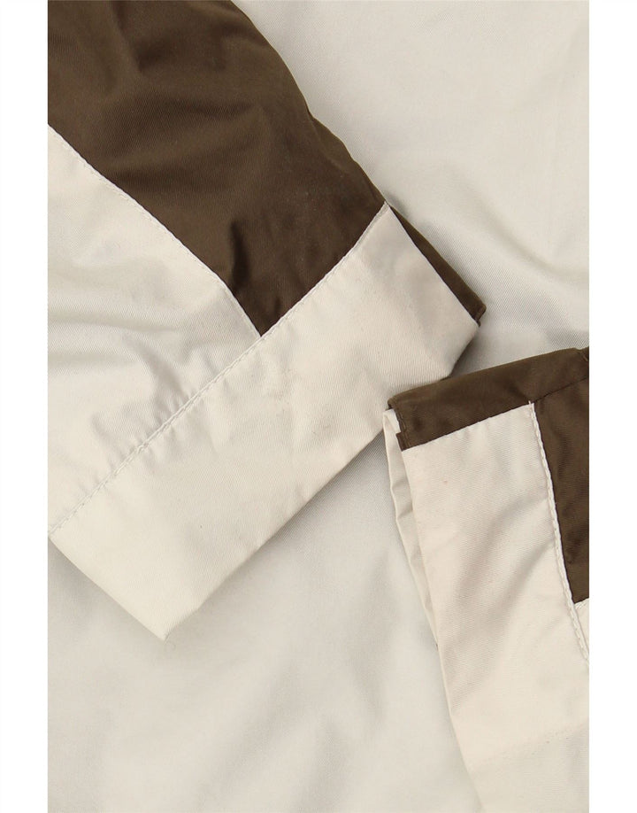 Giacca a vento con cappuccio da donna IGUANA EU 46 XL White Colourblock