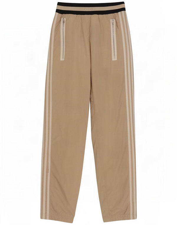 Adidas Pantaloni da tuta da uomo Small Beige Colourblock Nylon