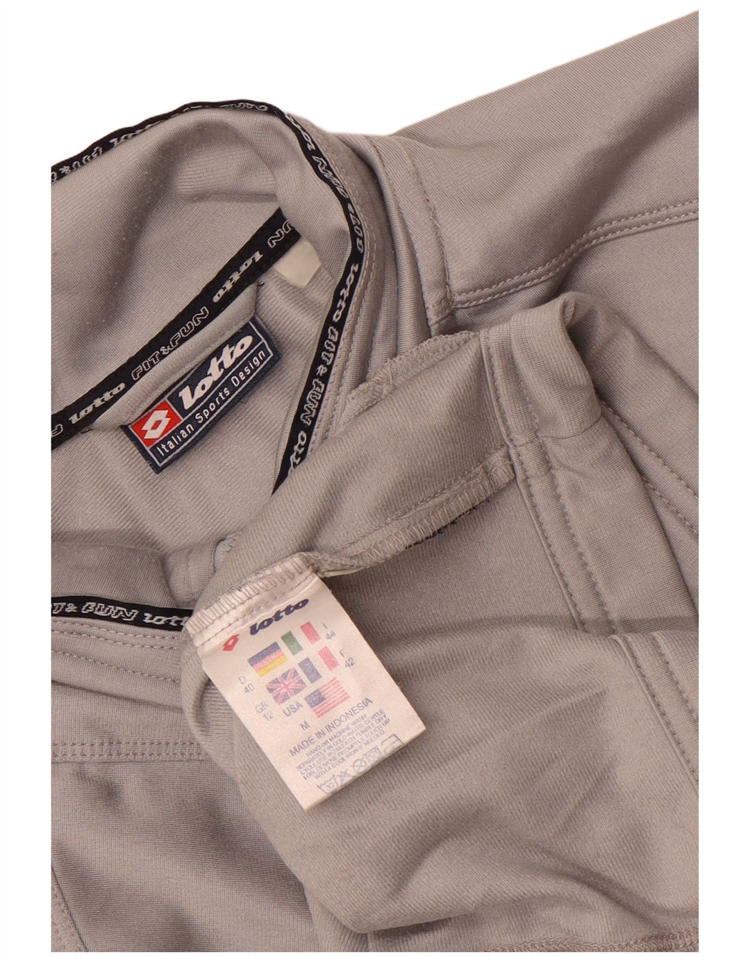 Giacca da tuta da donna Lotto UK 12 Poliestere grigio medio