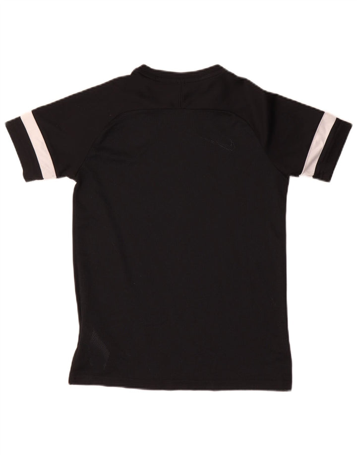 T-shirt da ragazzo Nike Dri Fit Top 12-13 anni Large in poliestere color block nero