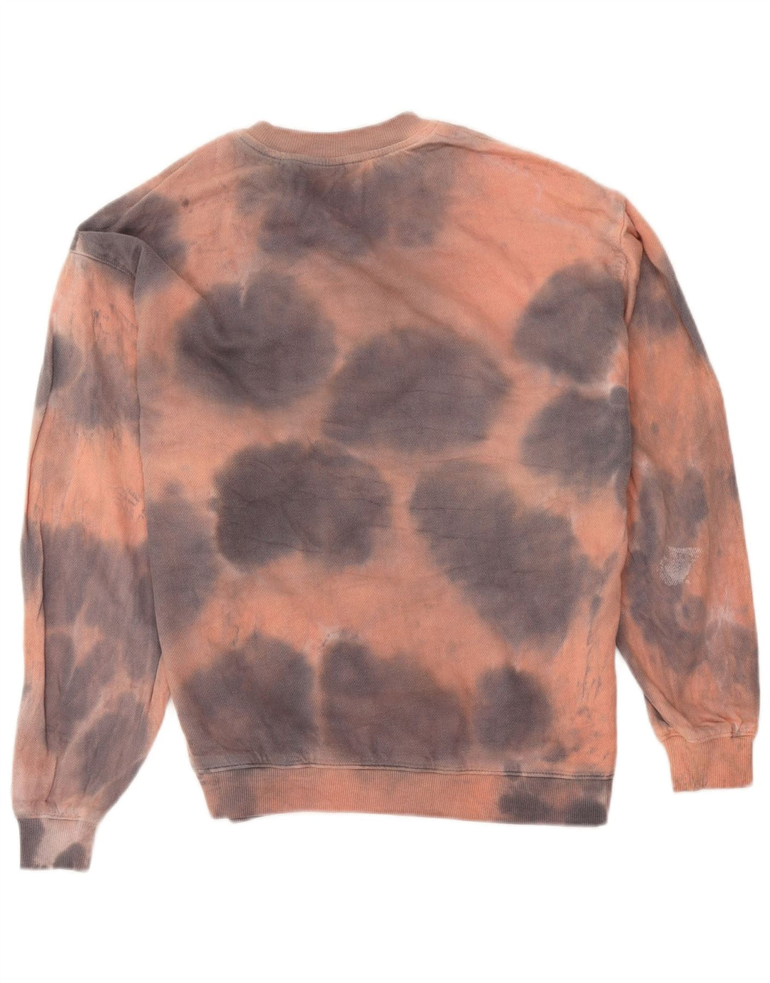 Zara Uomo Felpa con grafica ampia e vestibilità ampia Maglione piccolo multicolore Tie Dye