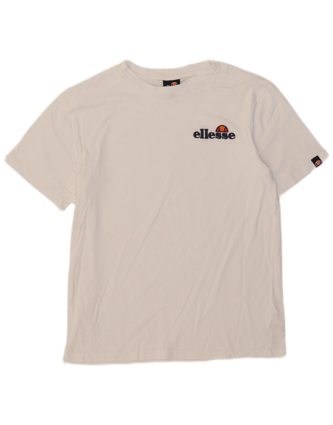 T-shirt da uomo Ellesse Top Large in cotone bianco