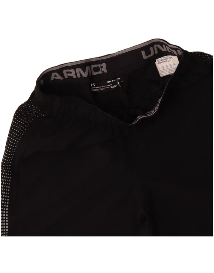 Pantaloncini sportivi UNDER ARMOUR Heat Gear da uomo, piccoli, in poliestere maculato nero