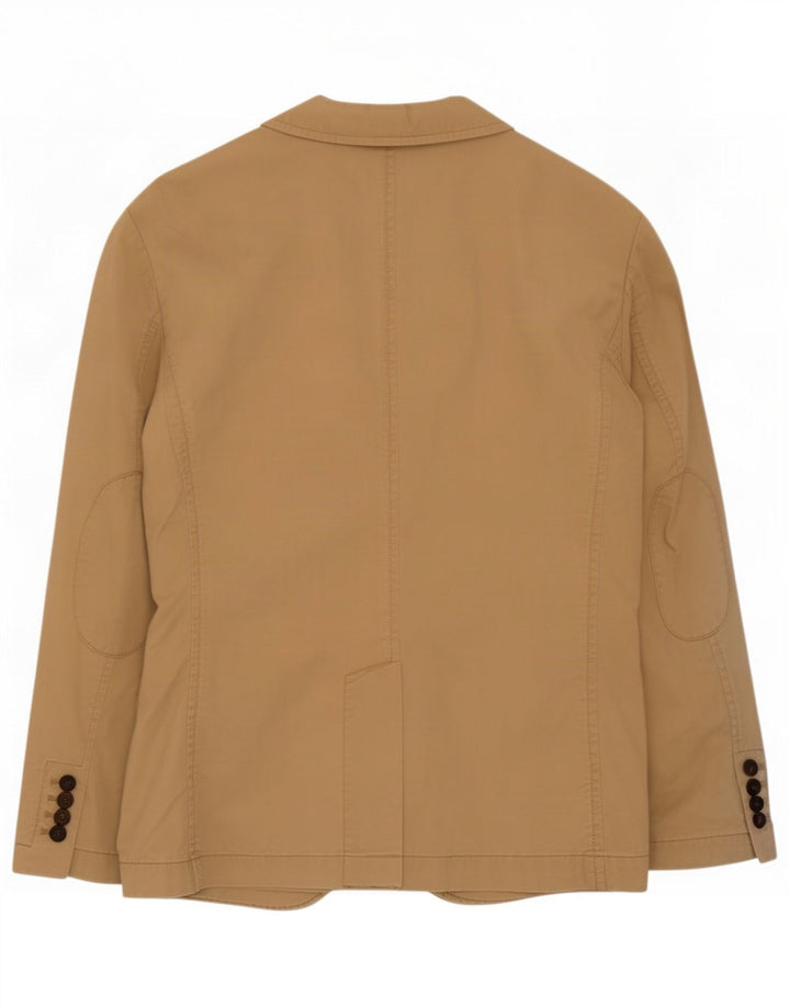 Marks & Spencer Giacca blazer a 2 bottoni da uomo UK 40 Cotone beige medio