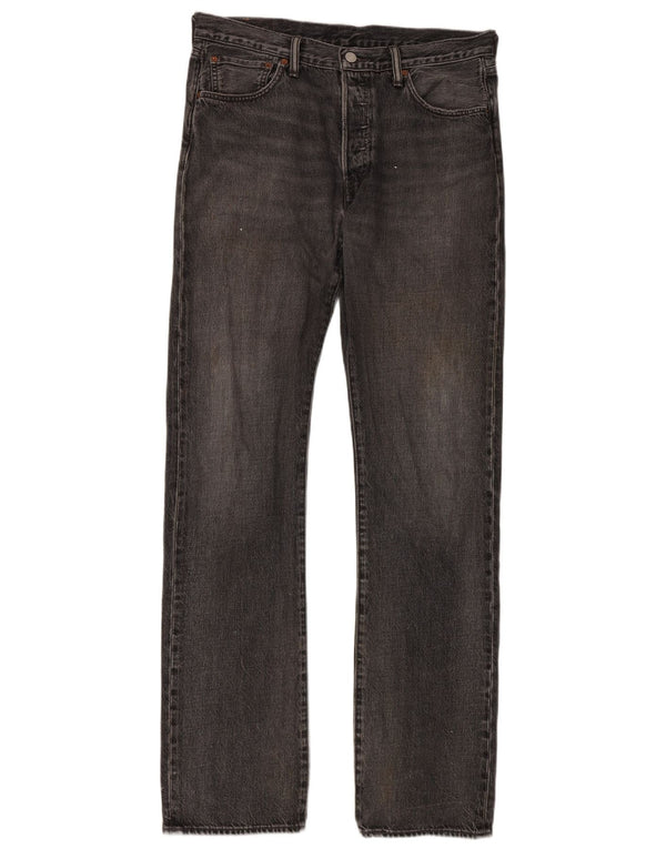 Levi's Uomo 501 Jeans dritti W34 L36 Neri