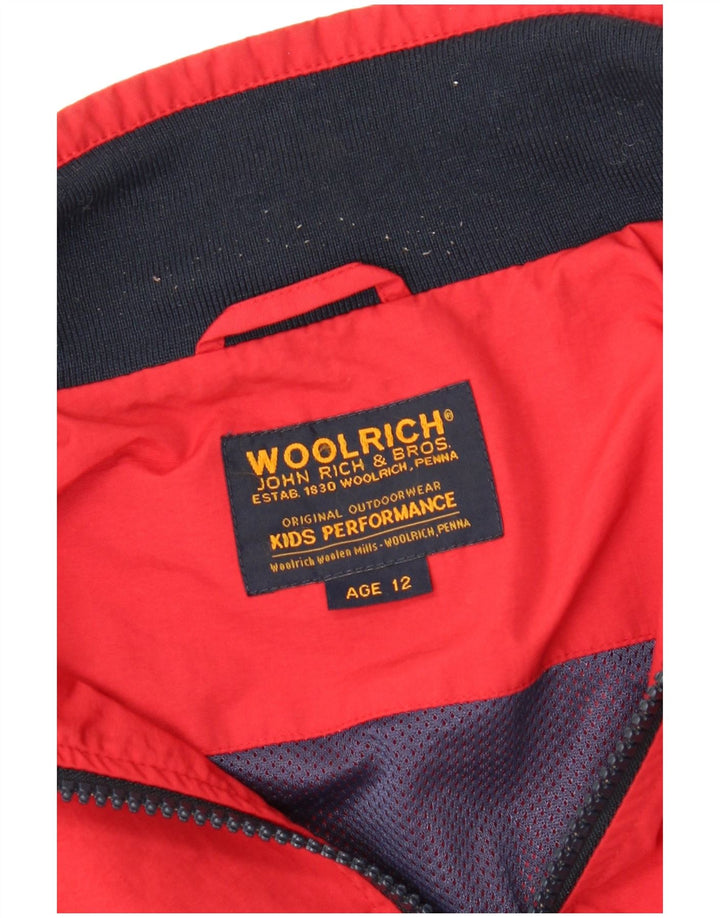 Giubbotto bomber da bambino Woolrich 11-12 anni rosso
