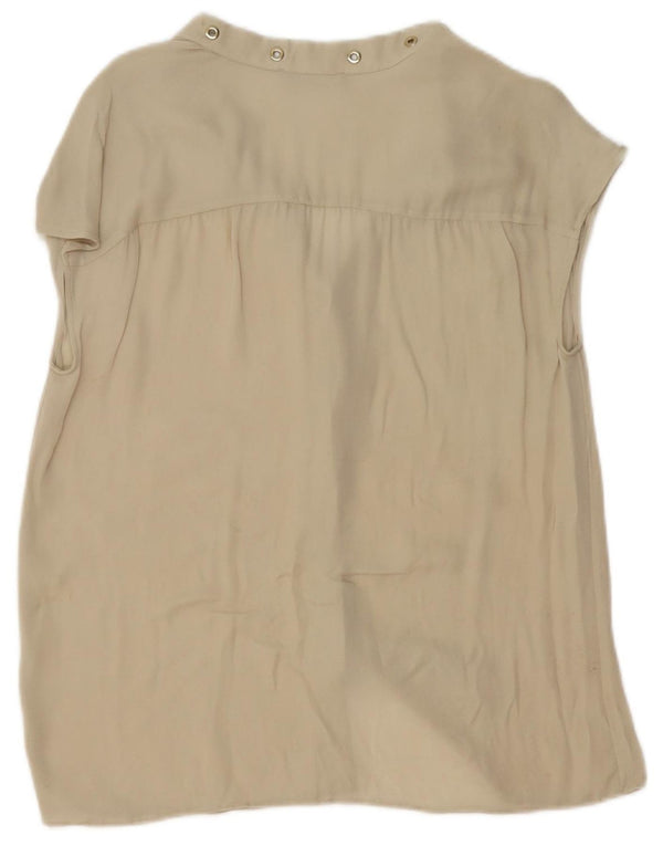 LIU JO Womens Blouse Top UK 14 Medium Beige