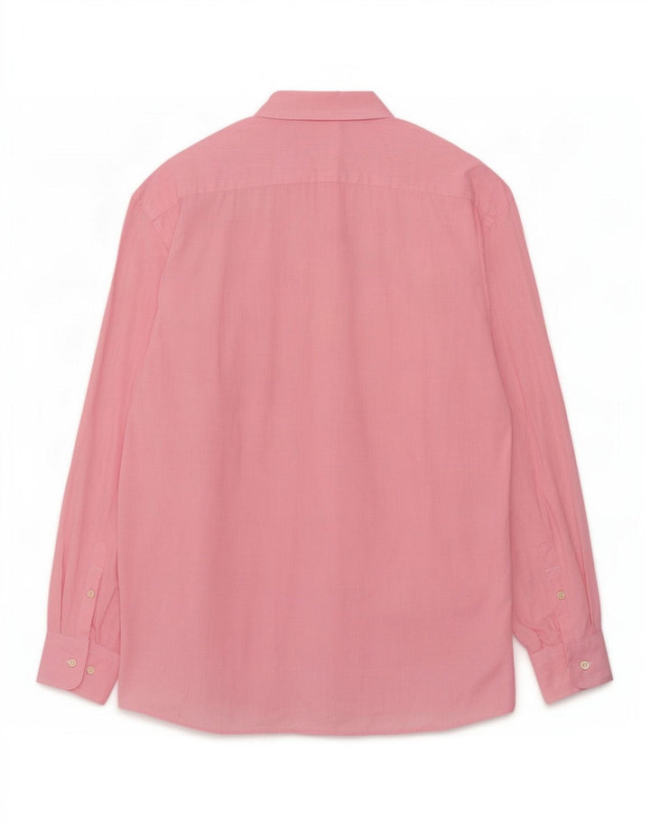 Camicia da uomo Stefanel a quadretti rosa medio