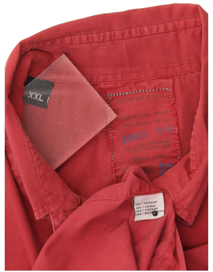Camicia da uomo Murphy & Nye 2XL cotone rosso