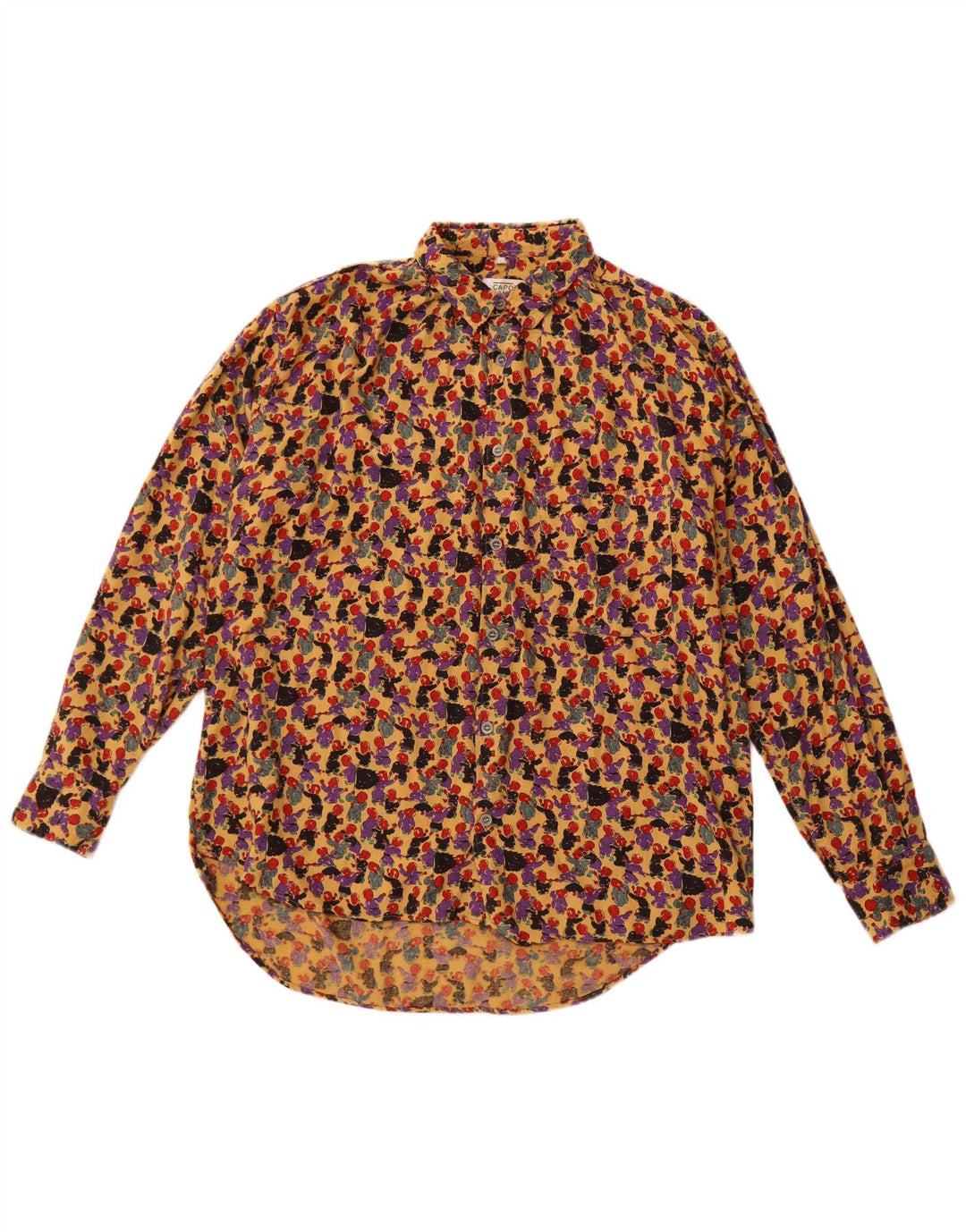 Camicia da uomo con motivo astratto VINTAGE piccola multicolore