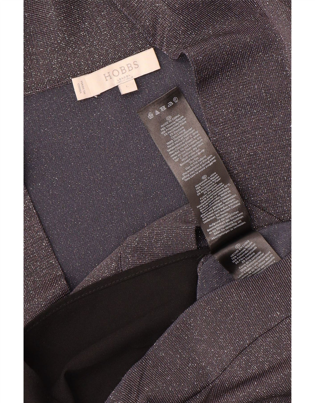 Maglione da donna con scollo a V Hobbs UK 16 grande grigio