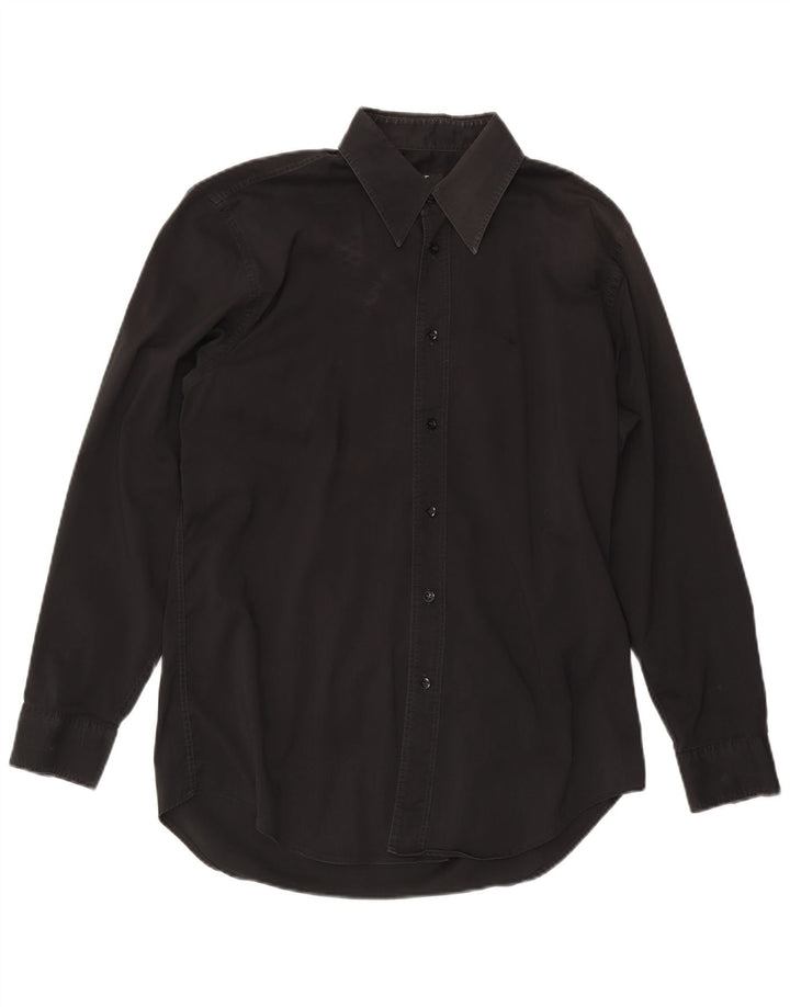 CALVIN KLEIN Camicia Uomo Large Nera in Cotone