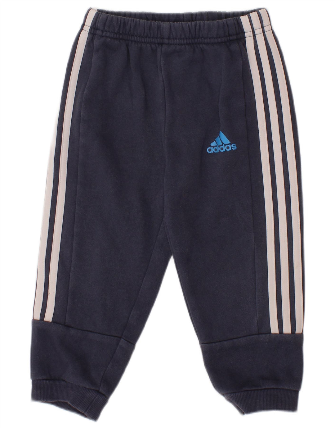 Tuta intera ADIDAS per neonato con grafica 12-18 mesi blu navy color block