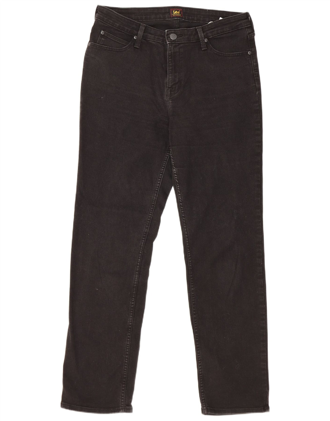 Jeans dritti Marion da donna Lee W32 L31 cotone nero