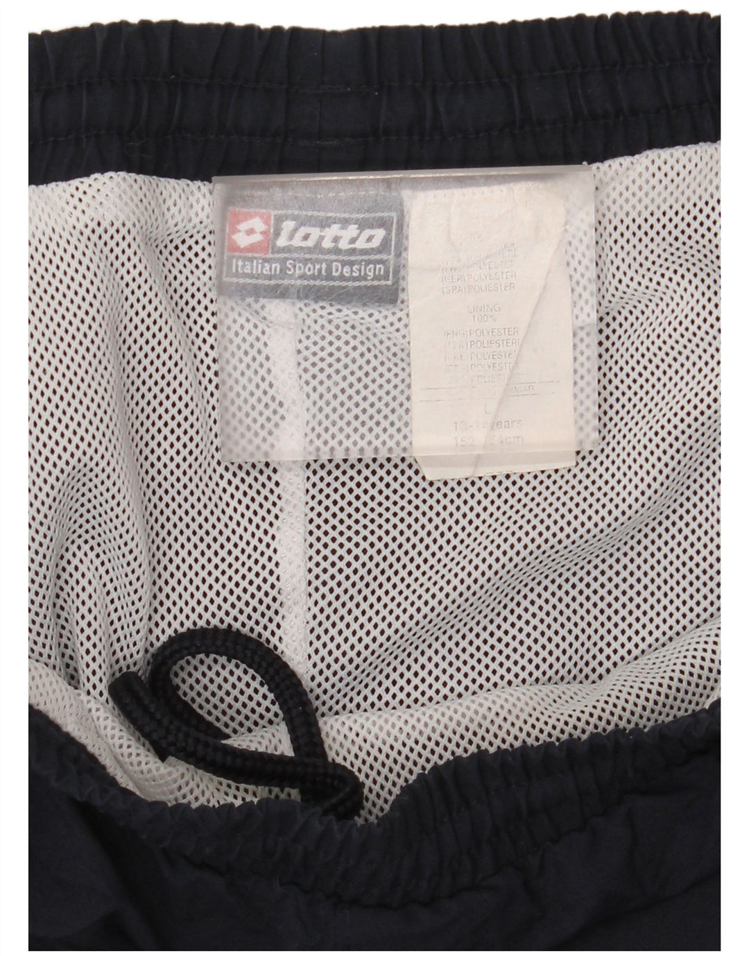 Pantaloni da tuta da bambino Lotto 13-14 anni Large in poliestere blu navy