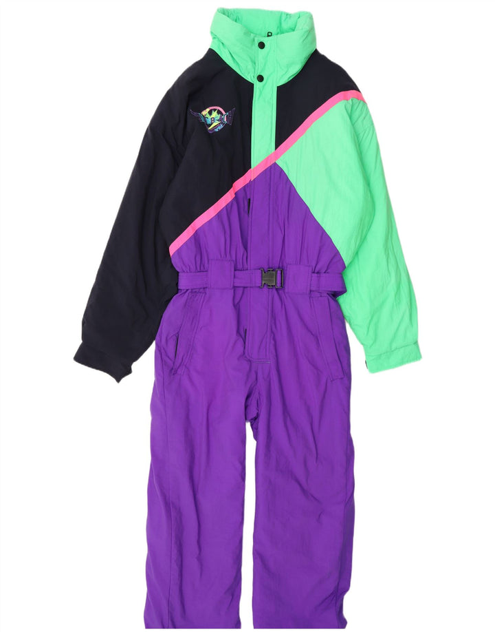 Tuta da sci con cappuccio da uomo Fila IT 48 Medium multicolore Colourblock