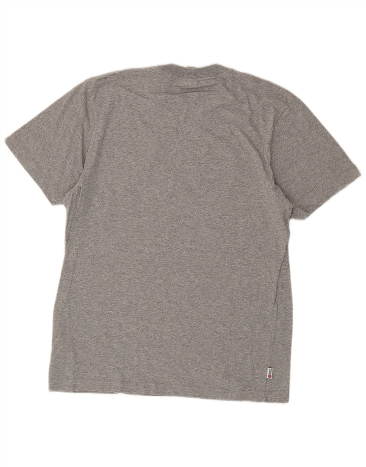 T-shirt grafica da uomo Franklin Marshall Top in cotone grigio medio
