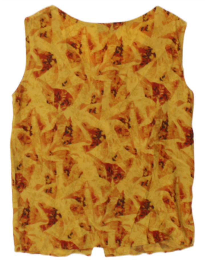 Camicia senza maniche da donna Coexis IT 42 Giallo medio floreale