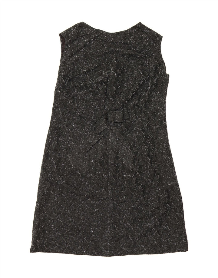 VINTAGE Womens Sleeveless Basic Dress UK 16 Large Black Vintage Vintage and Second-Hand Vintage from Messina Hembry 