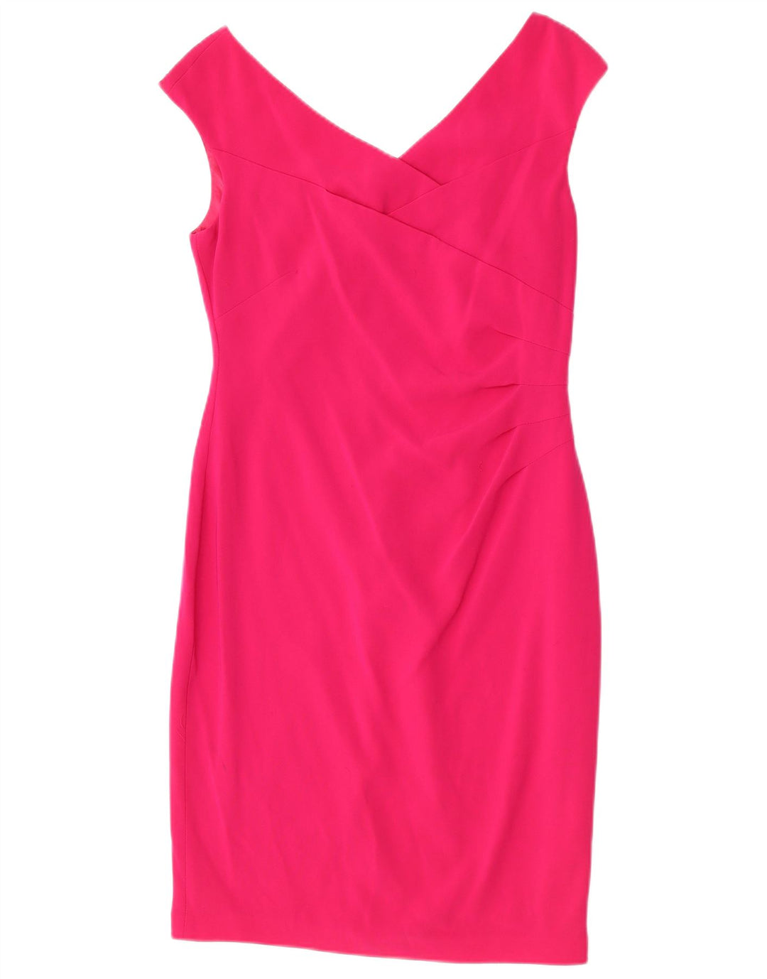Abito tubino senza maniche da donna Coast UK 12 Triacetato rosa medio