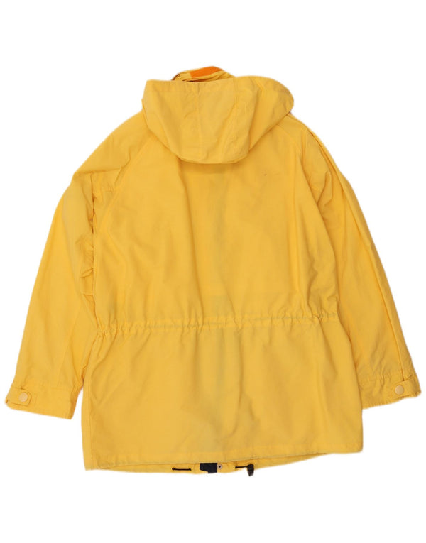 Giacca antipioggia da uomo con cappuccio Nautica UK 40 Large Giallo Poliammide