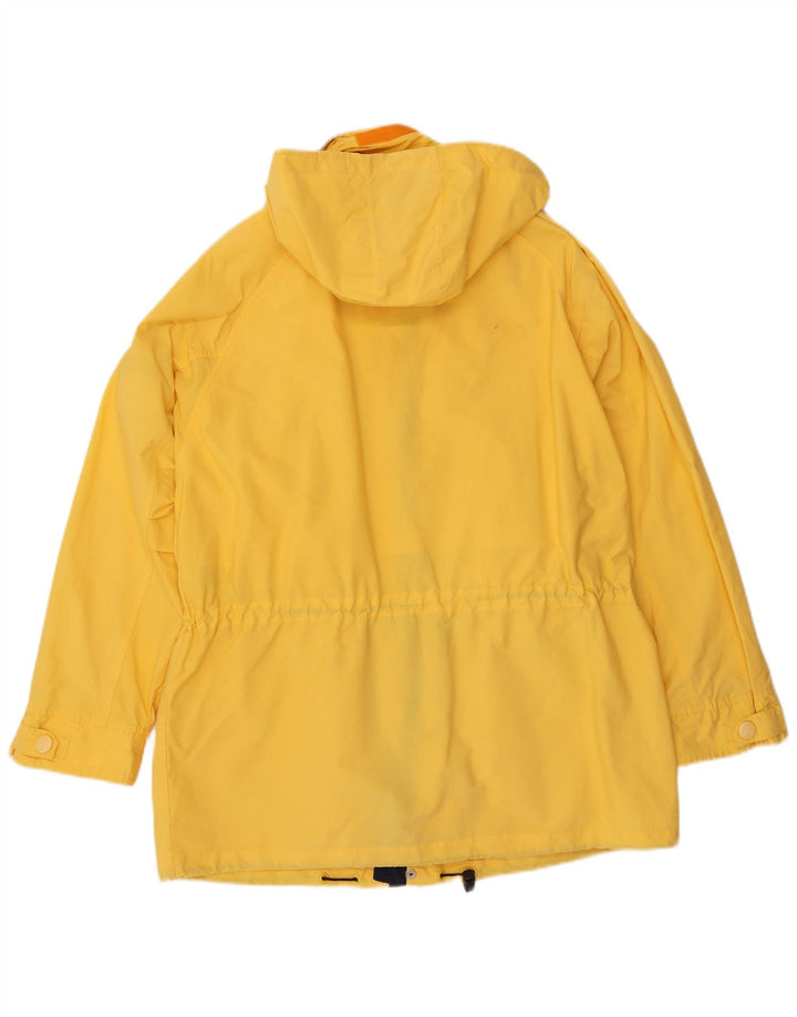 Giacca antipioggia da uomo con cappuccio Nautica UK 40 Large Giallo Poliammide