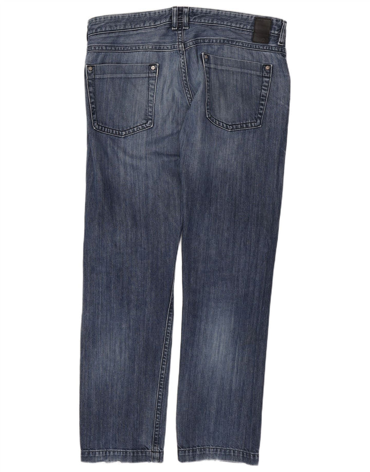 Jeans dritti da uomo HUGO BOSS W38 L34 cotone blu