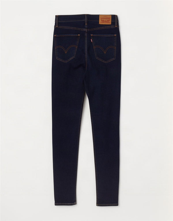 Jeans Levi's Mile High Super Skinny da donna W27 L32 in cotone blu