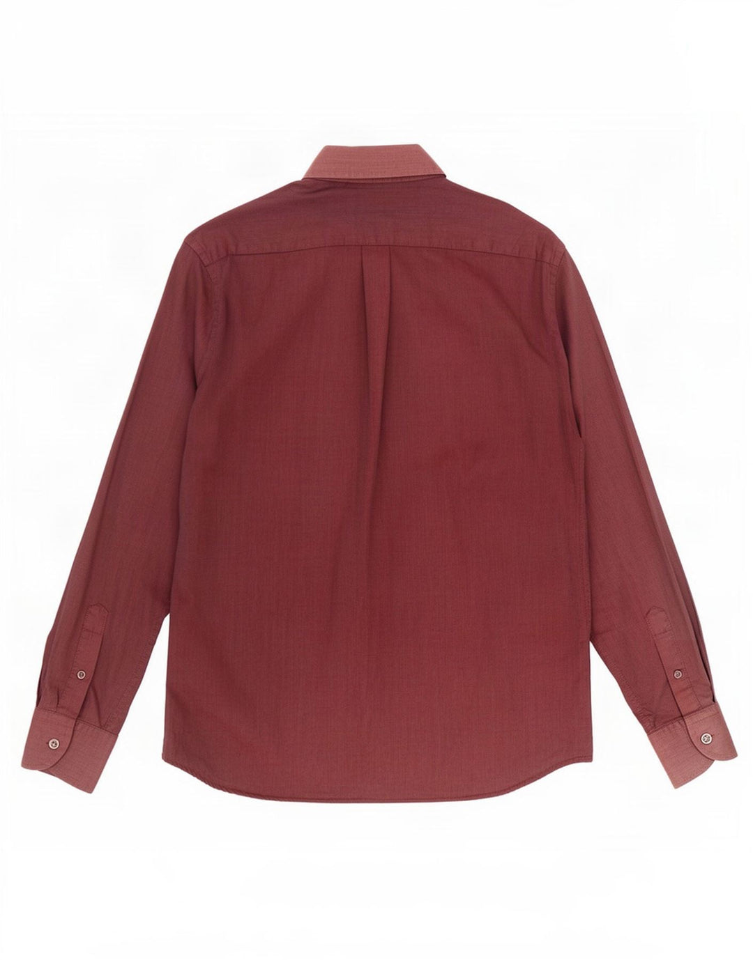 Camicia da uomo Harmont & Blaine in cotone bordeaux medio