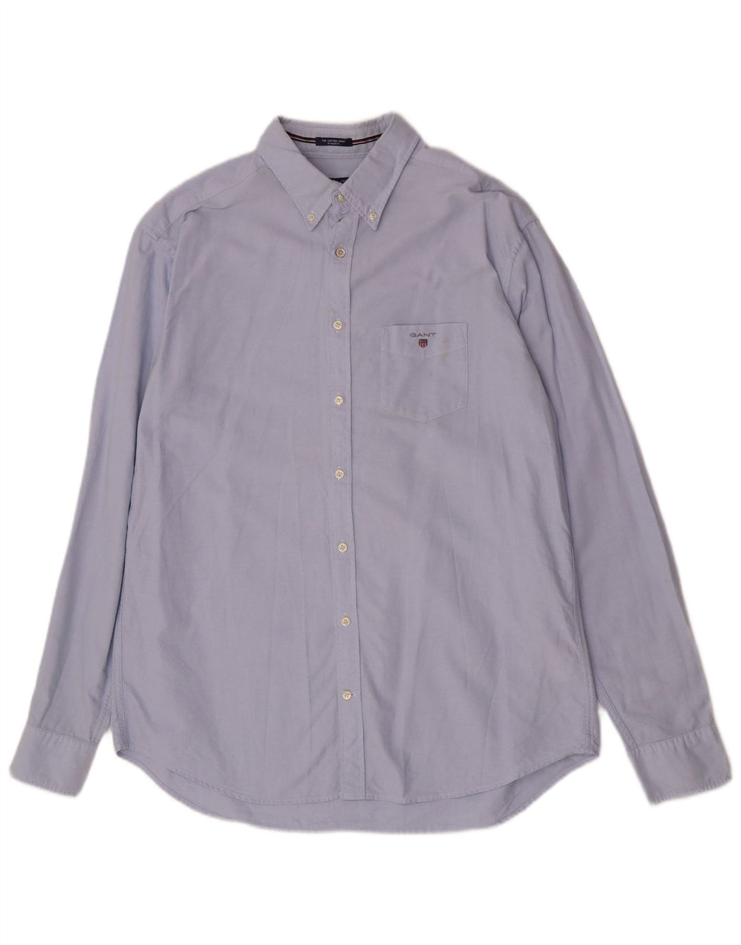 Gant Camicia da uomo vestibilità regolare taglia 17 1/2 XL cotone blu