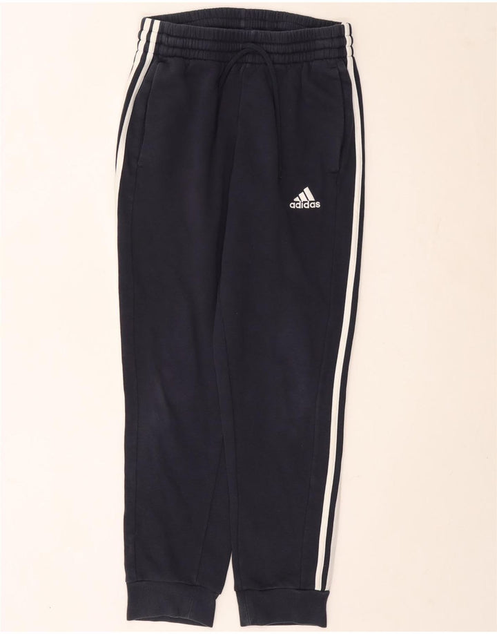 Pantaloni da tuta da uomo ADIDAS Joggers medi in cotone blu navy