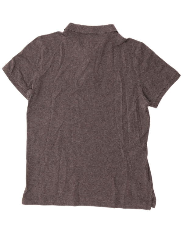 Polo Gant da uomo vestibilità regolare XL in cotone grigio