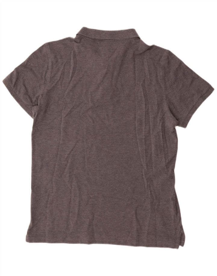 Polo Gant da uomo vestibilità regolare XL in cotone grigio