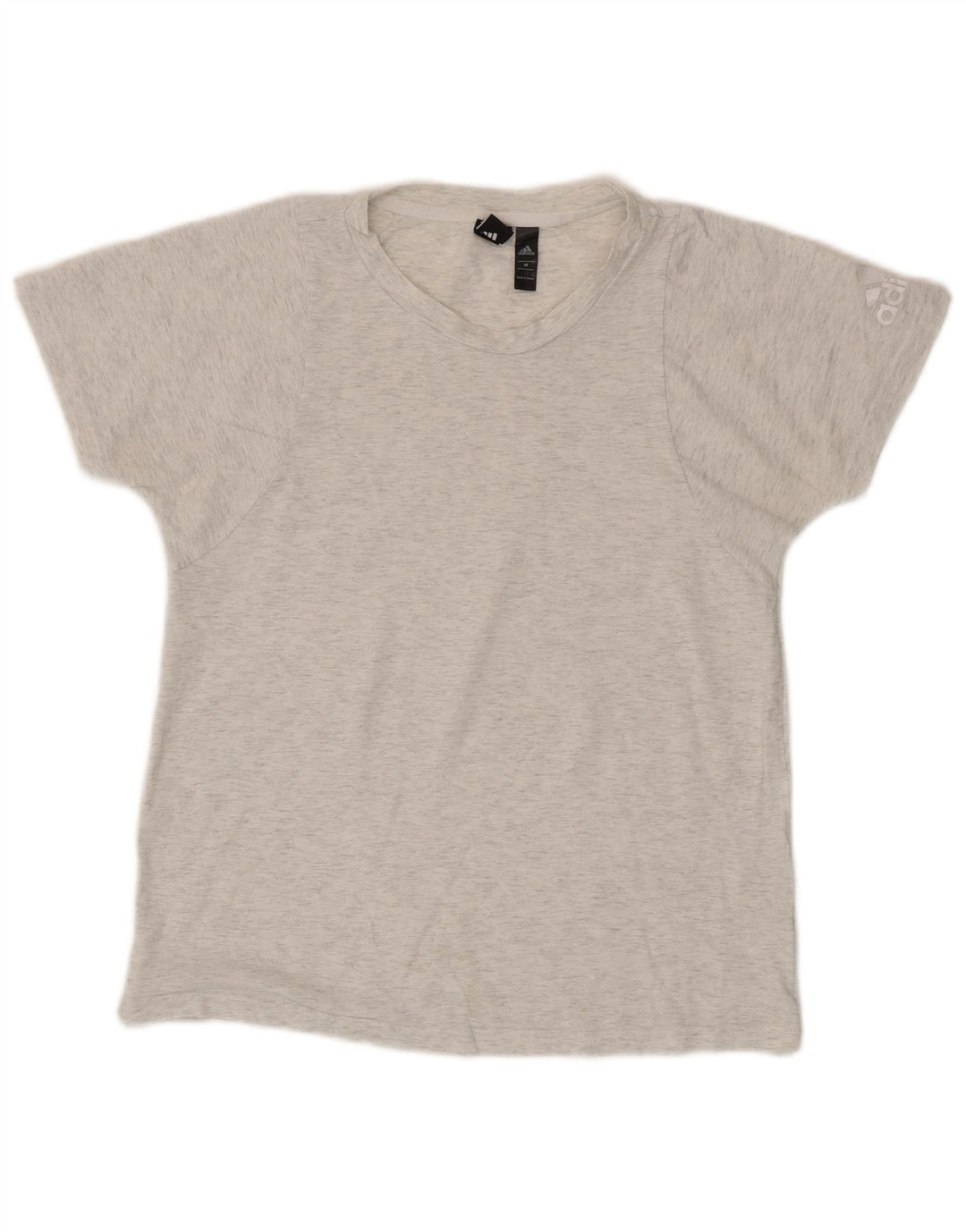 T-shirt da donna Adidas Top UK 12 cotone grigio medio