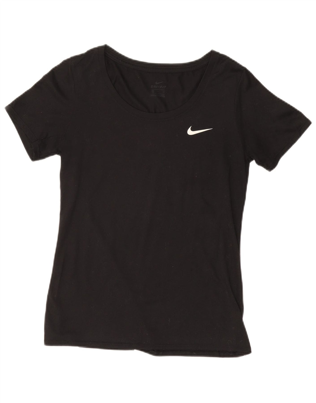 T-shirt NIKE Dri Fit da donna Top UK 10 Small Nera