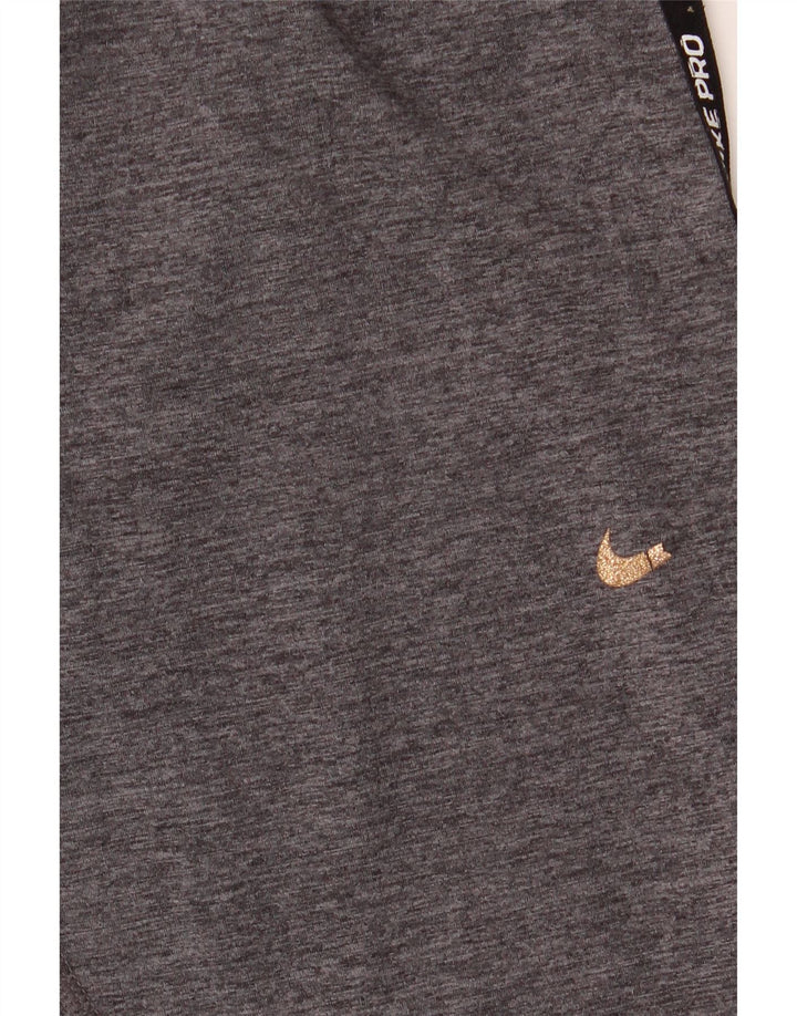 Leggings grafici NIKE da donna Dri Fit UK 12 color grigio medio