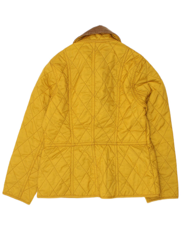 Giacca trapuntata per ragazze Barbour 5-6 anni Small Giallo Colourblock in poliammide