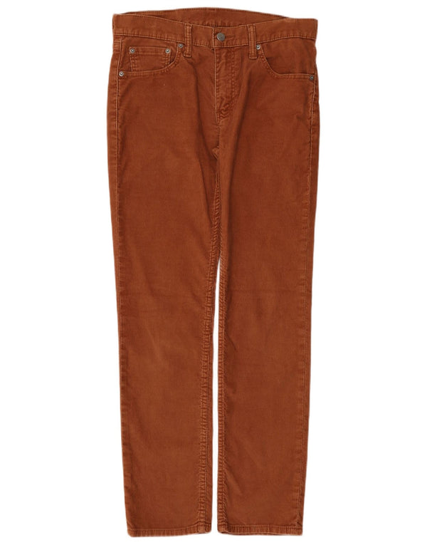 Pantaloni Levi's da uomo 511 slim in velluto a coste W30 L30 cotone marrone