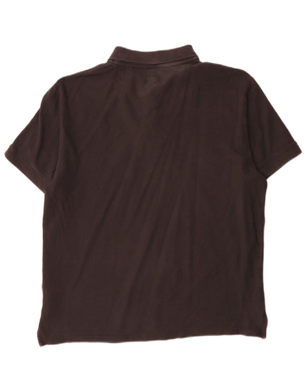Polo Assn. degli Stati Uniti Camicia da uomo grande in cotone nero